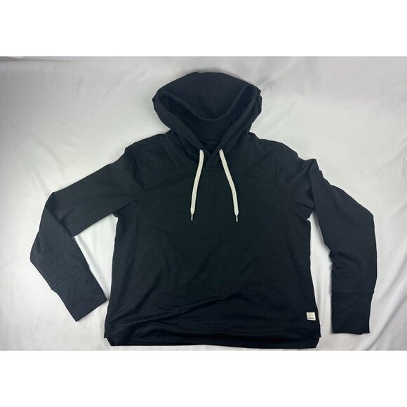 VUORI Halo Essential Hoodie Black Heather Size Medium VW226 - Picture 1 of 6